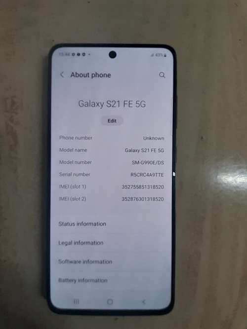 SAMSUNG S21 FE 128GB Dual sim ( bargain).