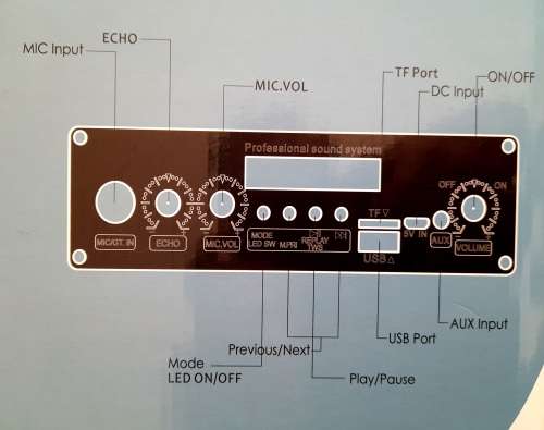 2000W Portable HI Fi speaker with Karaoke