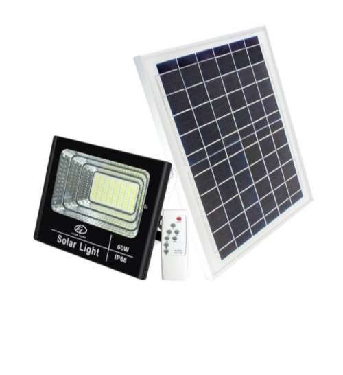 60W  Solar LED  Flood Light with remote