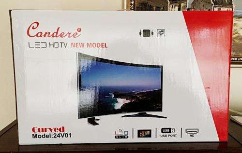 24 `  LED HD CURVED  TV  On promotion.