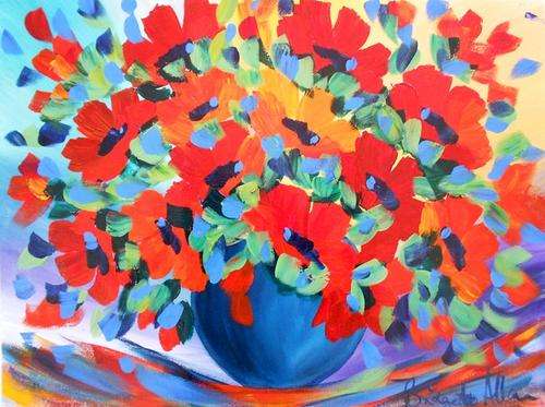 SA Artist Bridgette Allan Beautiful flower study