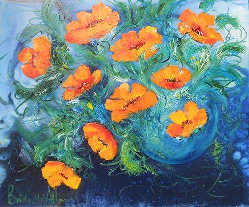 Original oil on stretched canvas