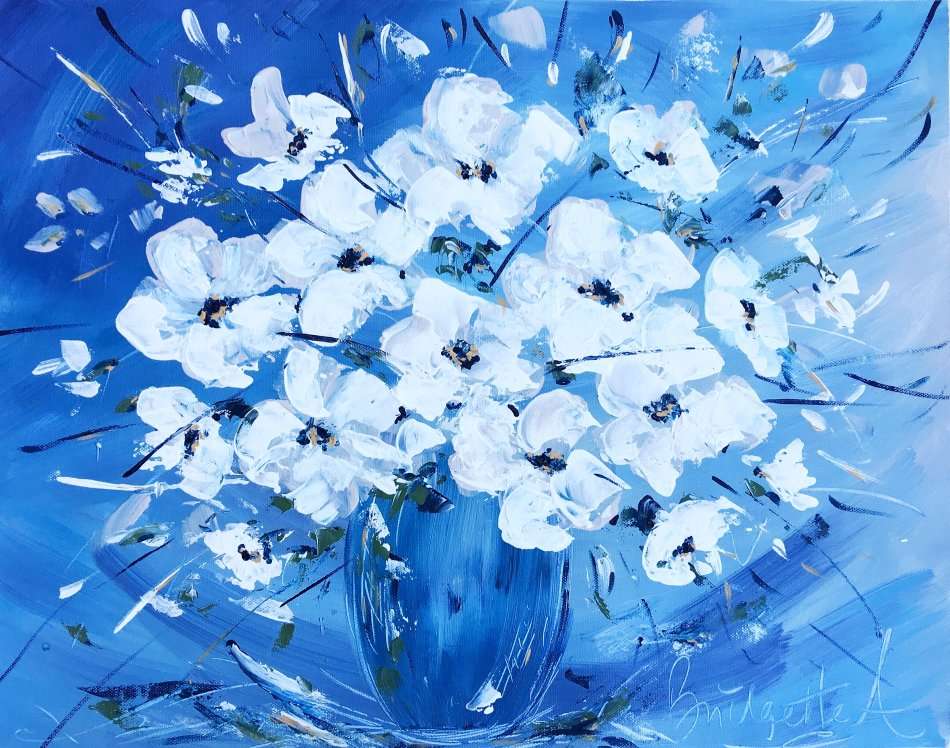 SA artist Bridgette Allan - acrylic on canvas