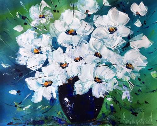 SA artist Bridgette Allan - acrylic on canvas