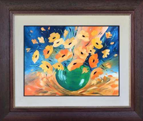 SA artist Bridgette Allan - acrylic on canvas