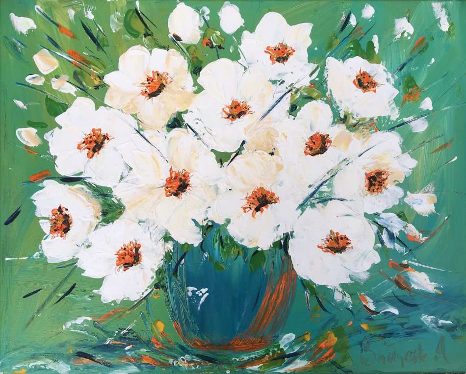 SA artist Bridgette Allan - acrylic on canvas