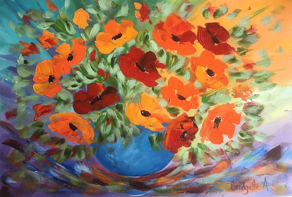 SA artist Bridgette Allan - original painting on canvas