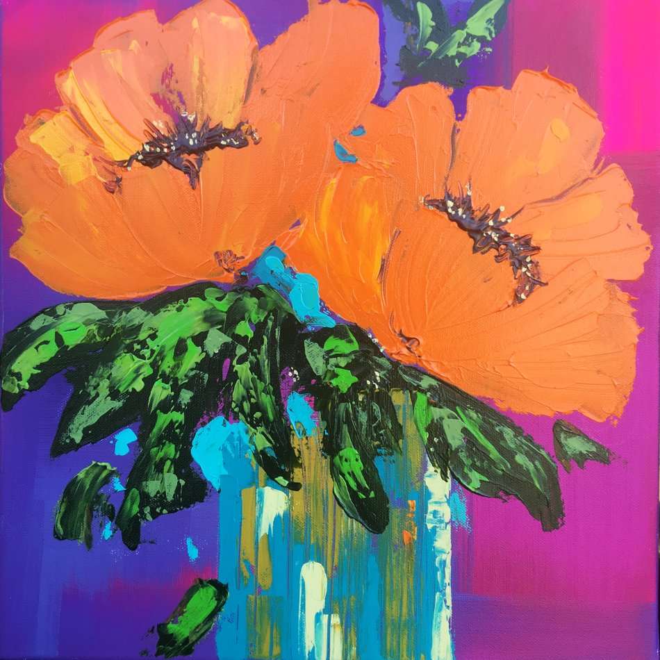 SA artist Bridgette Allan - original painting on canvas