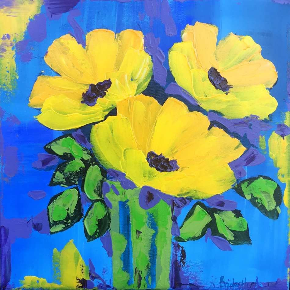 SA artist Bridgette Allan - original painting on canvas