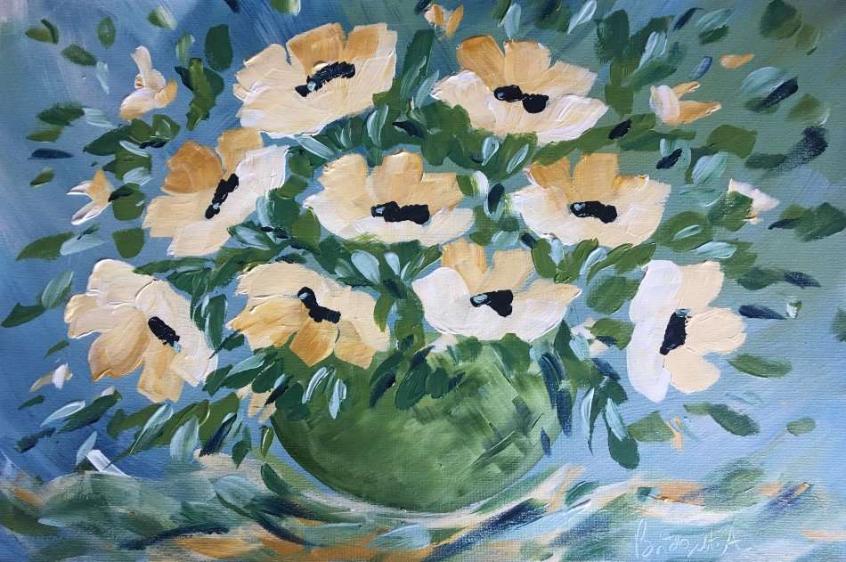 SA artist Bridgette Allan - original painting on canvas