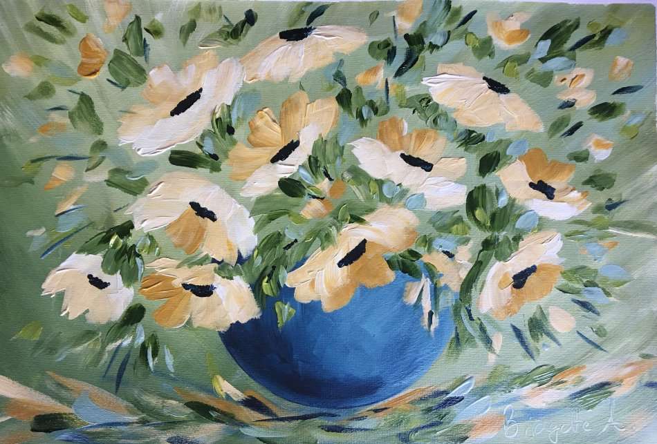 SA artist Bridgette Allan - original painting on canvas