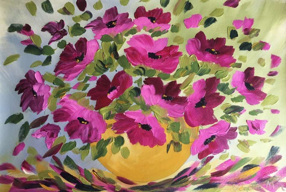 SA artist Bridgette Allan - original painting on canvas