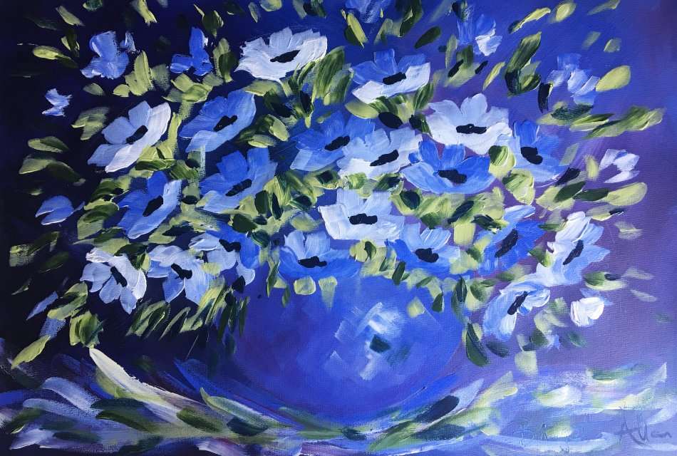 SA artist Bridgette Allan - original painting on canvas