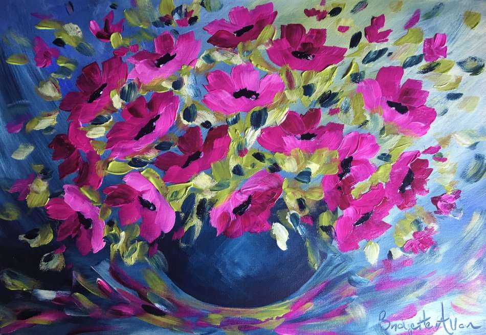 SA artist Bridgette Allan - original painting on canvas