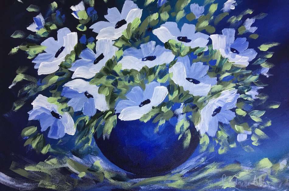 SA artist Bridgette Allan - original painting on canvas