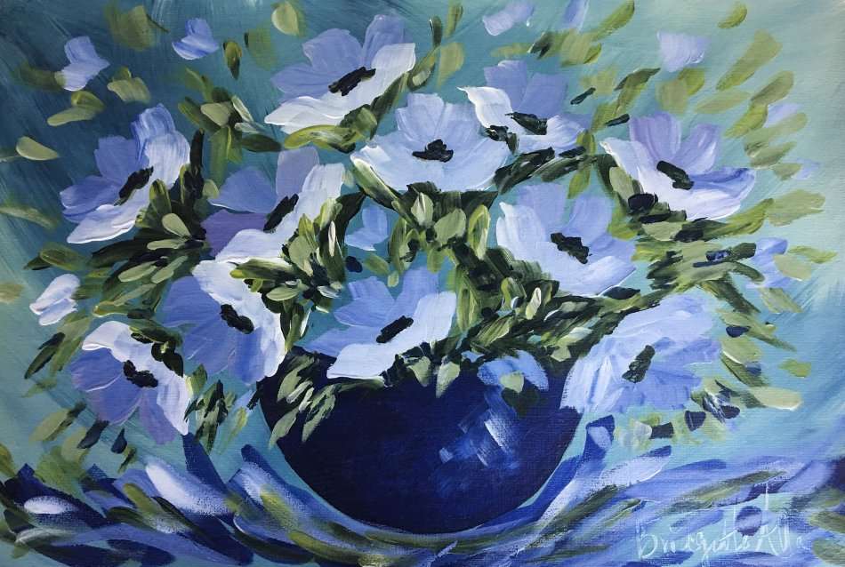 SA artist Bridgette Allan - original painting on canvas