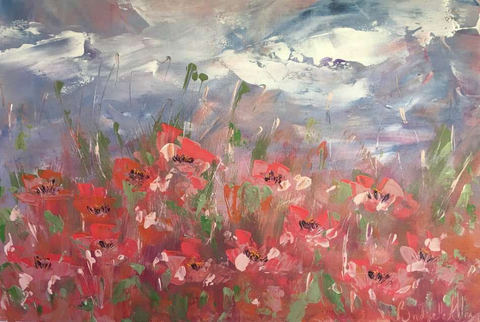 SA artist Bridgette Allan - original painting on canvas