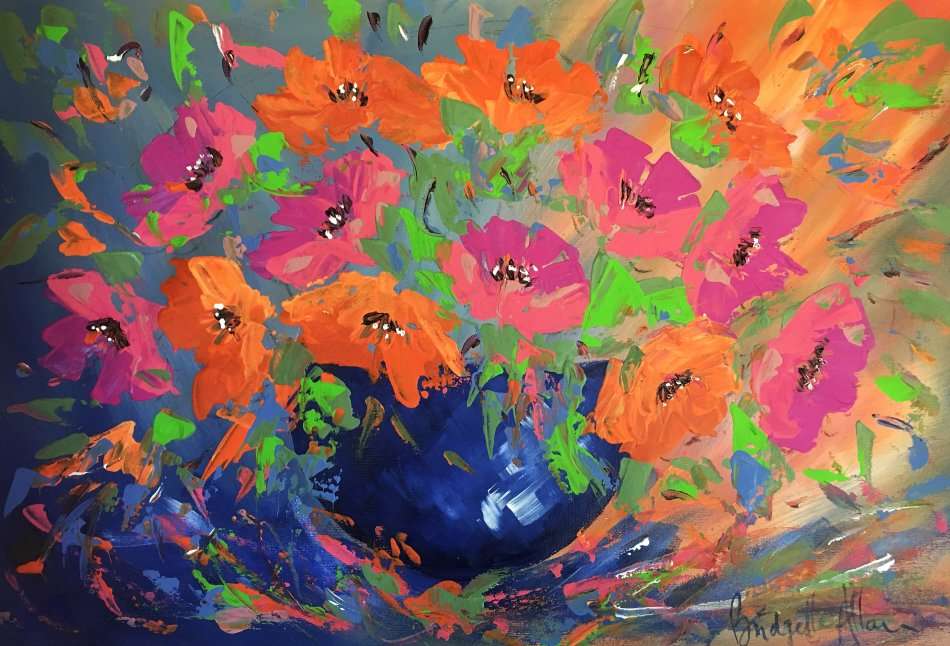 SA artist Bridgette Allan - original painting on canvas