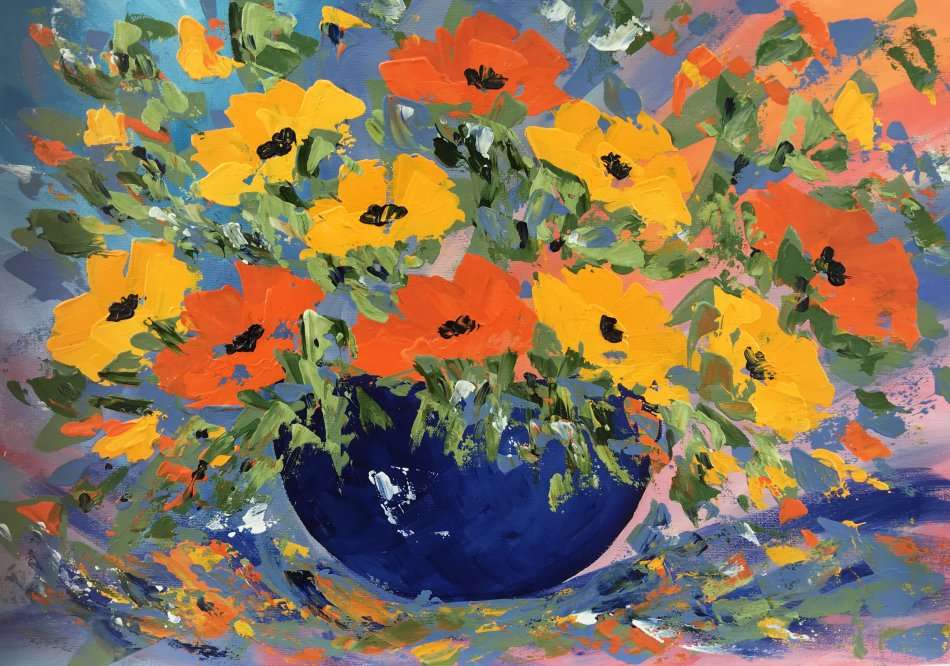 SA artist Bridgette Allan - original painting on canvas