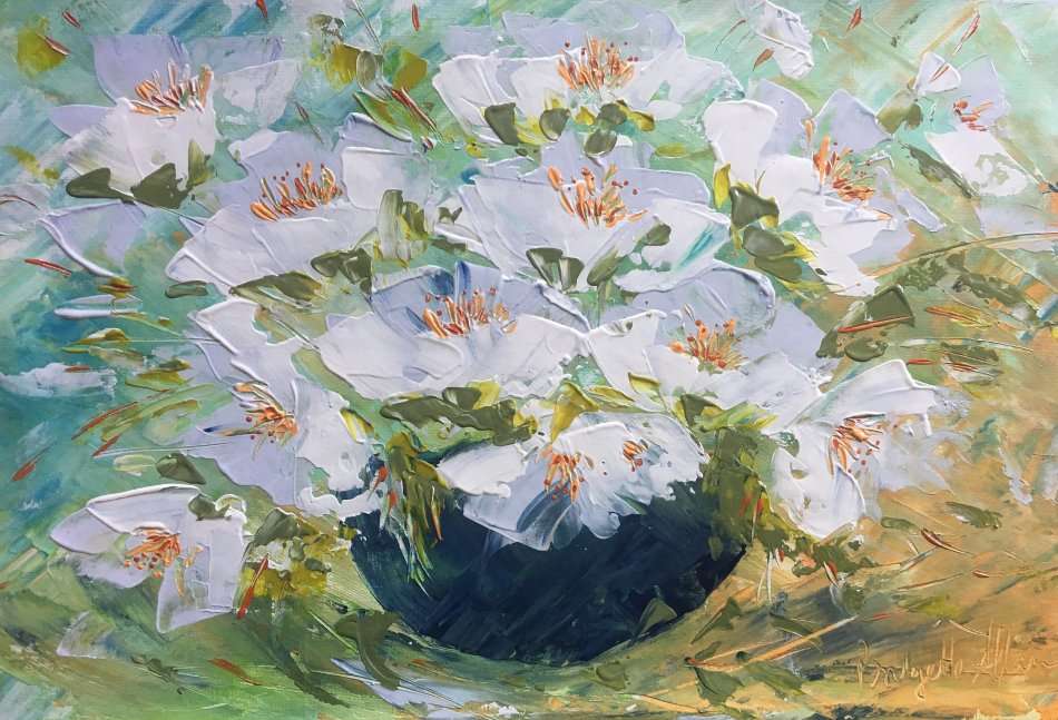 SA artist Bridgette Allan - original painting on canvas