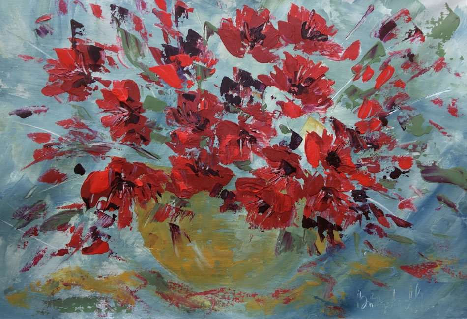 SA artist Bridgette Allan - original painting on canvas