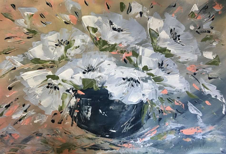 SA artist Bridgette Allan - original painting on canvas