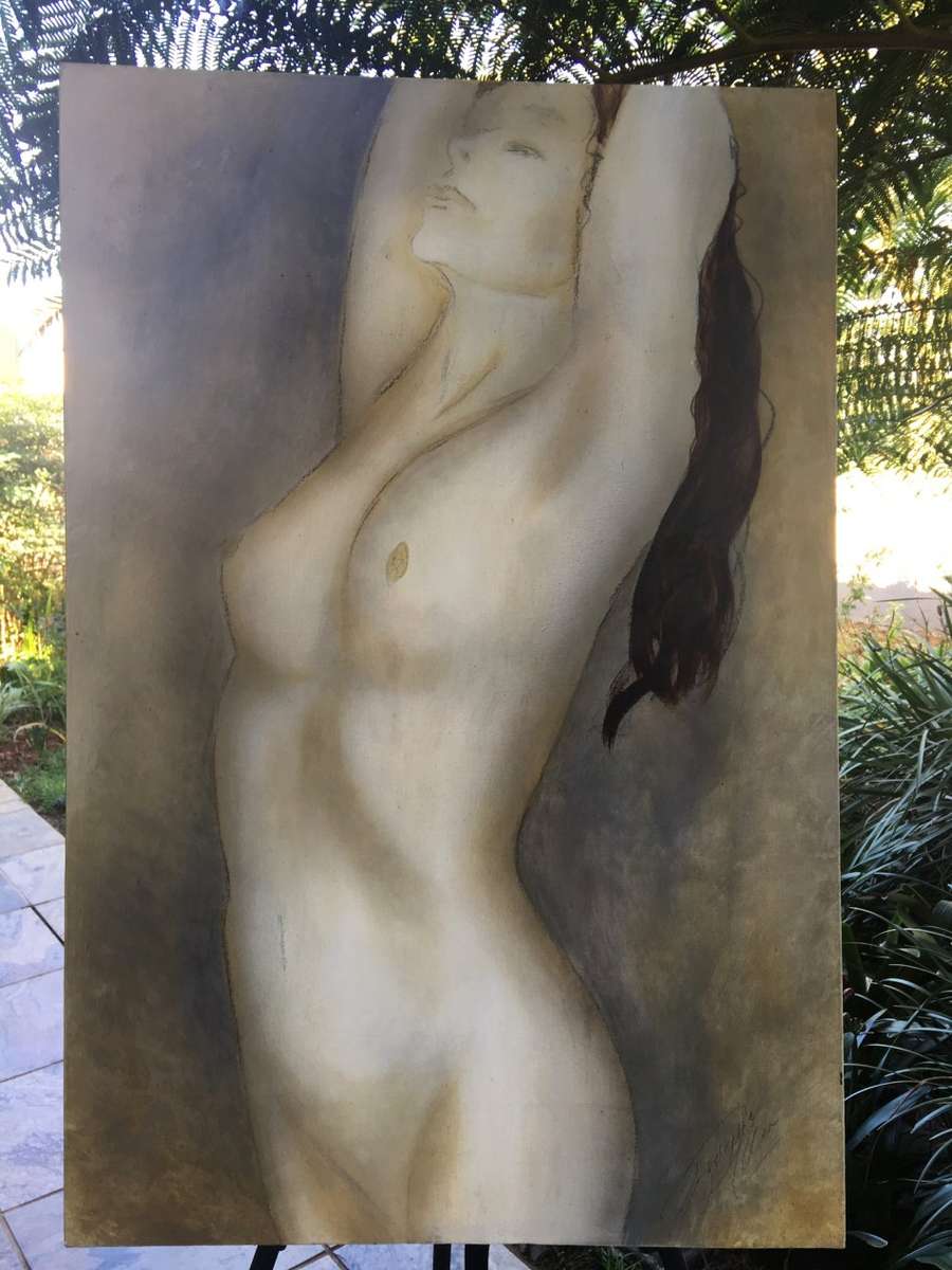 SA artist Bridgette Allan - LARGE original painting on canvas