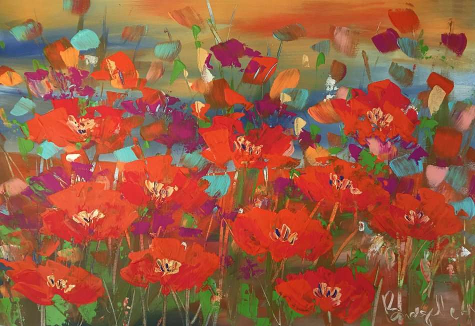 SA artist Bridgette Allan - original painting on canvas