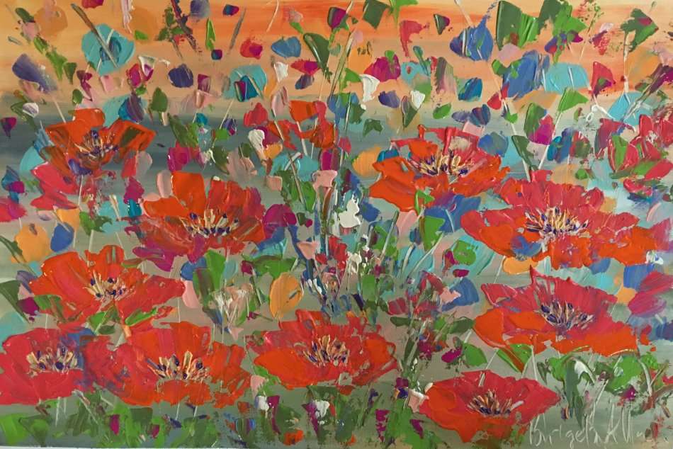 SA artist Bridgette Allan - original painting on canvas