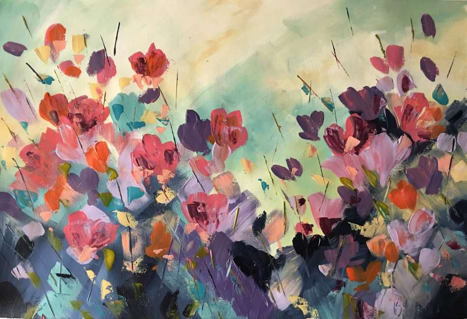 SA artist Bridgette Allan - original painting on canvas