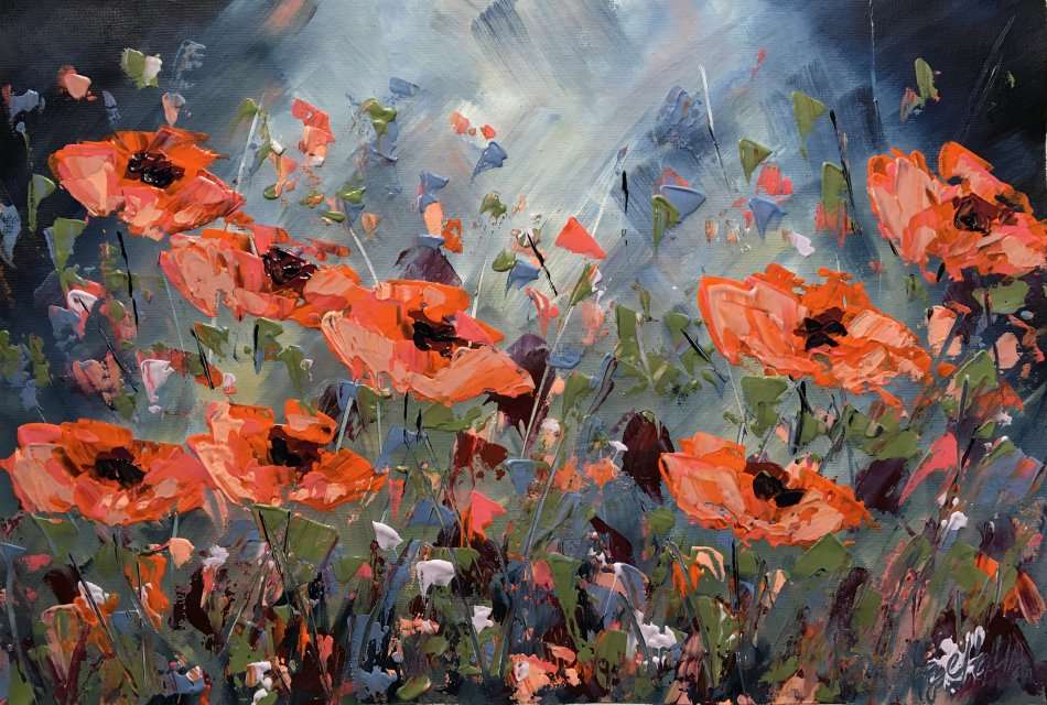 SA artist Bridgette Allan - original painting on canvas