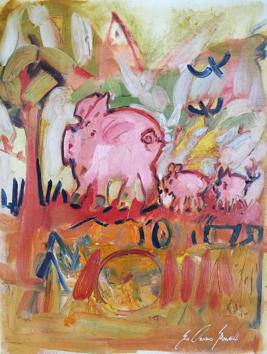 SA artist Eric Eatwell - original oil painting on canvas