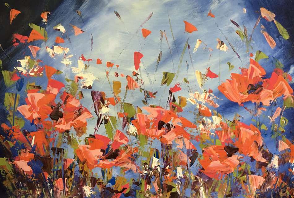 SA artist Bridgette Allan - original painting on canvas