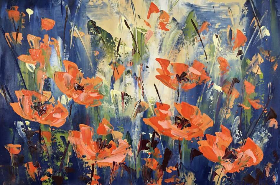 SA artist Bridgette Allan - original painting on canvas