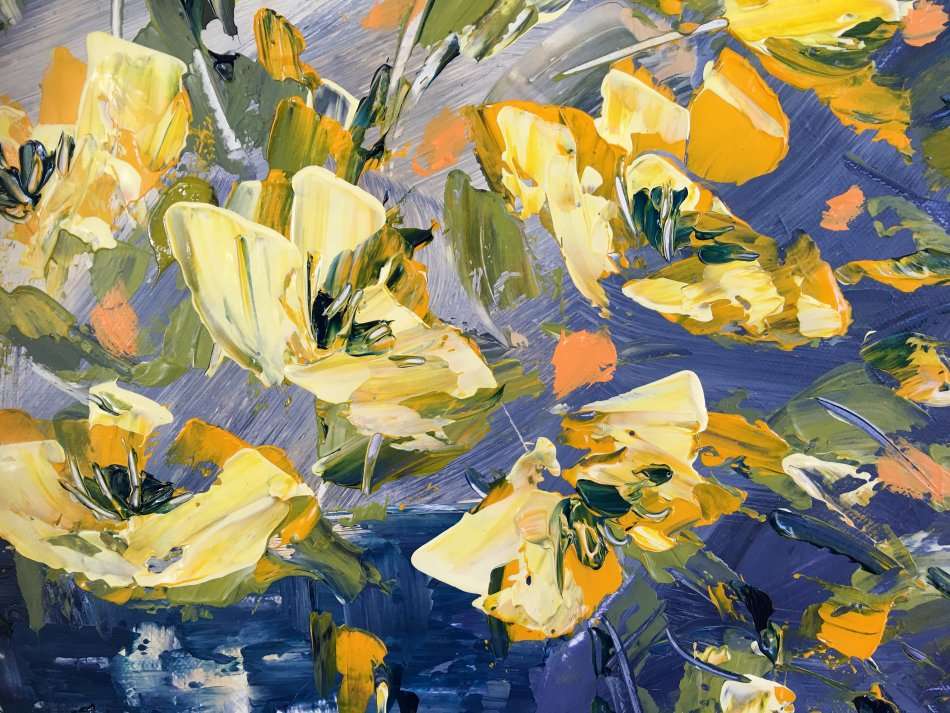 SA artist Bridgette Allan - original painting on stretched canvas