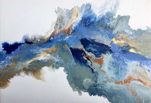 Original Art ABSTRACT Bridgette Allan