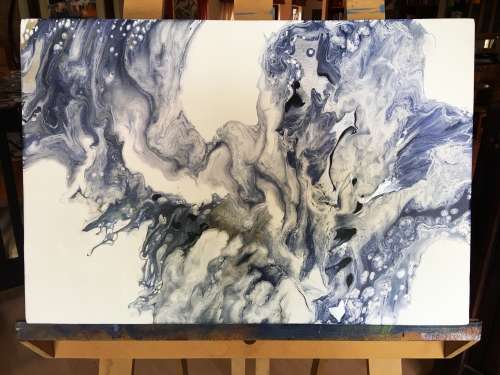 Original Art ABSTRACT Bridgette Allan