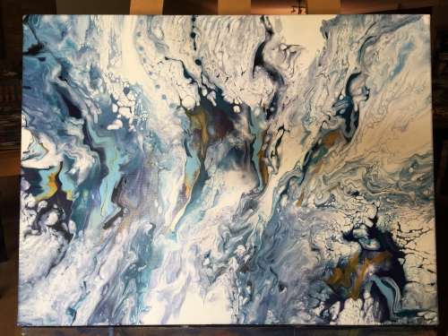 Original Art ABSTRACT Bridgette Allan