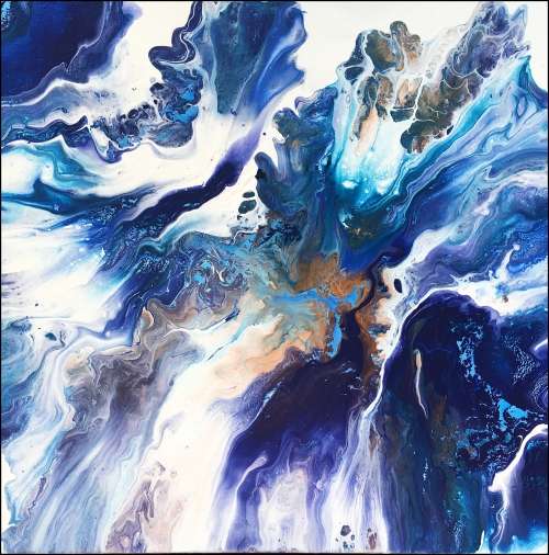 Original Art ABSTRACT Bridgette Allan