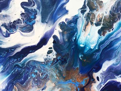 Original Art ABSTRACT Bridgette Allan