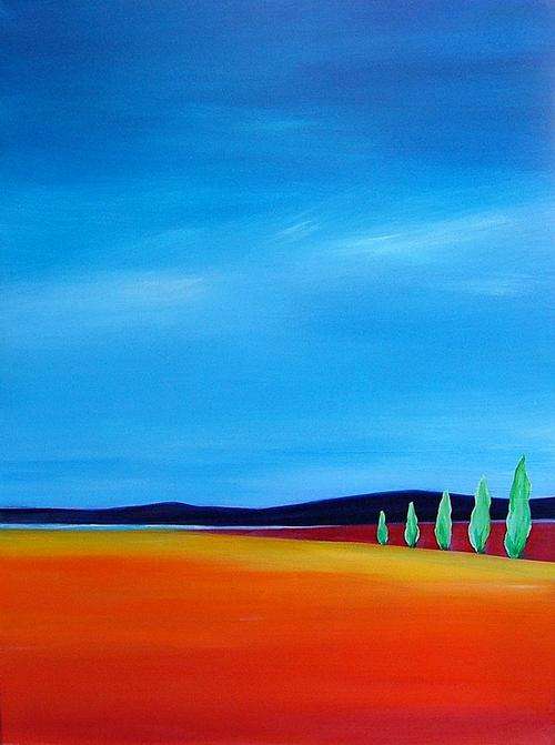 SA Artist Bridgette Allan contemporary landscape