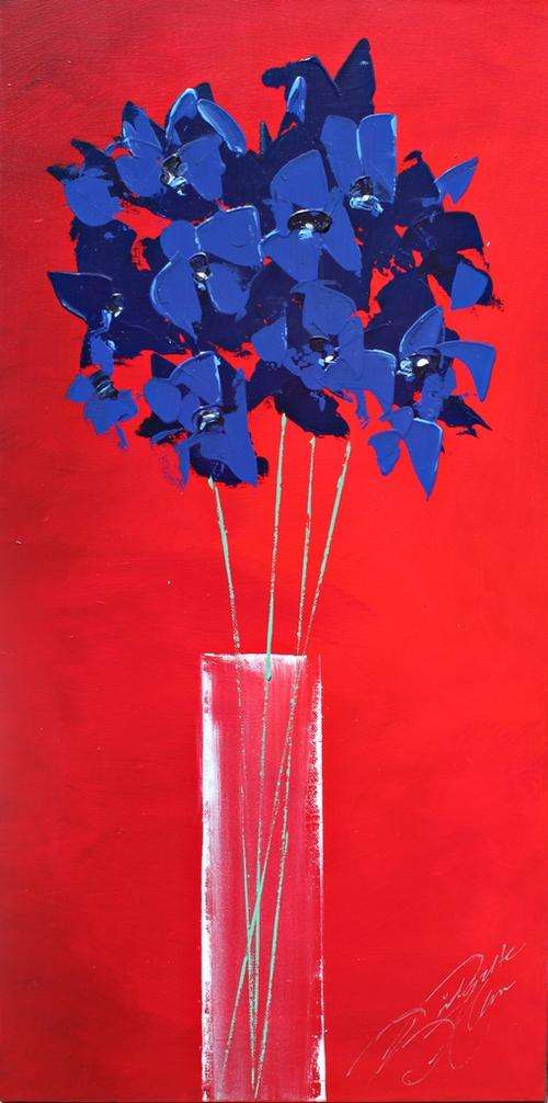 SA Artist Bridgette Allan Large painting.