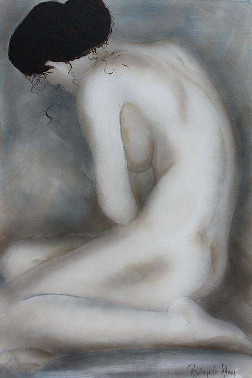 SA Artist Bridgette Allan NUDE STUDY