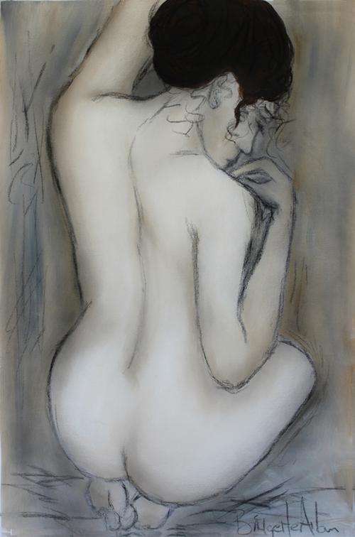 SA Artist Bridgette Allan NUDE STUDY