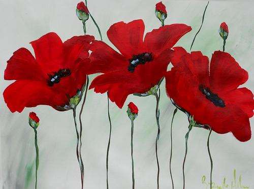 SA Artist Bridgette Allan Beautiful flower study