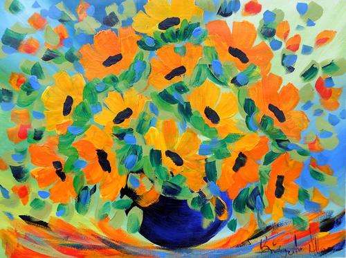 SA Artist Bridgette Allan Beautiful flower study