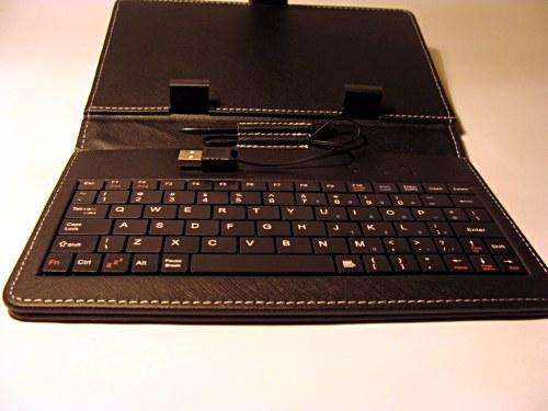 Foldable cover with USB keyboard and touch pen stylus:  For 7 inch tablets
