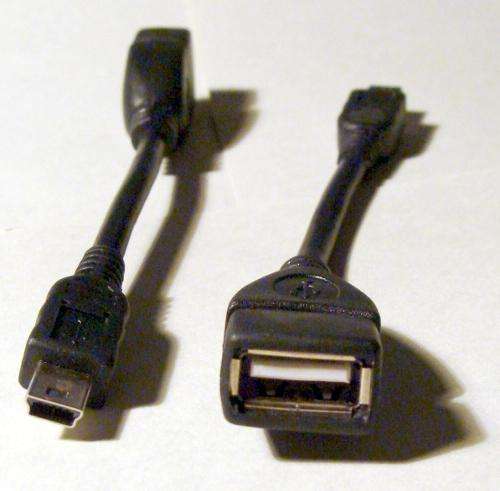 10 cm Mini usb to USB female