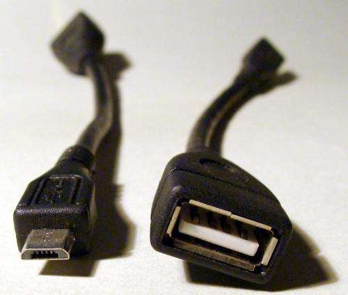 15 cm Micro  usb to USB female