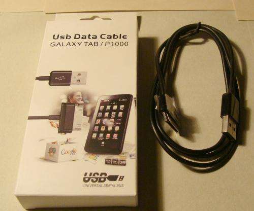 USB Data Cable for Samsung Galaxy Tab P1000 and P7100, P7300, P7500